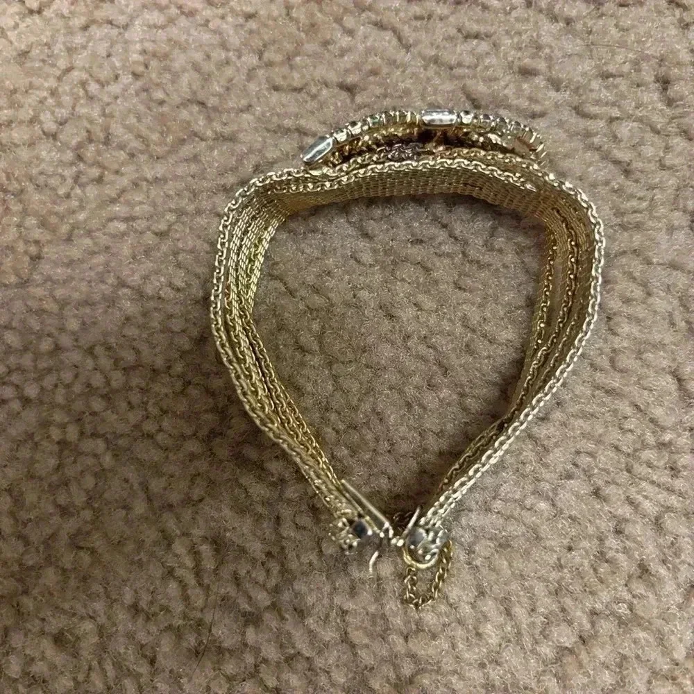 Hobe Mesh Gold Bracelet